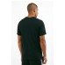 Nike men's sportswear swoosh t-shirt colour: black (black/white)