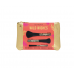  sephora collection wild wishes mini make-up brush kit 3 mini brushes in a travel pouch 
