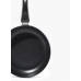 Amal non-stick aluminium cookware set black 12-piece