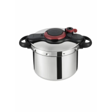 Tefal clipsominut easy 9 litre pressure cooker, stainless steel induction - p4624966 silver 9l