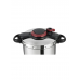 Tefal clipsominut easy 9 litre pressure cooker, stainless steel induction - p4624966 silver 9l