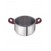 Tefal clipso precision 10 litre pressure cooker, stainless steel induction - p4411562 silver 10l