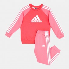Adidas kids' logo fleece jogger set (baby and toddler) 