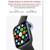 Hw22 full screen series 6 smart watch with space aluminum case black