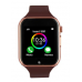 Bluetooth smartwatch brown/gold model number : w101 hero