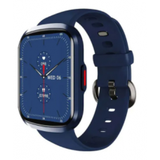  hw13 smart watch with heart rate monitor and 3d dynamic split screen blue
