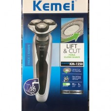 Km-1250 kemei professional rechargeable lift and cut shave/balding