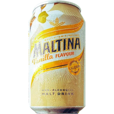 Maltina vanilla malt drink can 33 cl