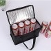 Portable lunch cooler bag folding insulation picnic ice pack food thermal bag drink carrier insulated bags food delivery bag