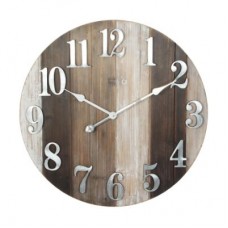Widdop hometime  wall clock wood effect