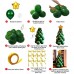 Christmas tree set party decoration green balloon forest