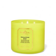 White barn eucalyptus mint 3-wick scented candle