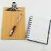 10pcs wooden a5 clipboard hardboard menu board with clip for office restaurant