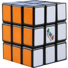 Rubik's cube 3x3 plus official solution manual - multicolour