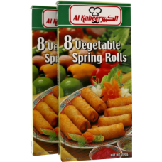 Al kabeer vegetable spring rolls 280 g x8