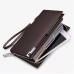 Men fashion multi-function business leather wallet