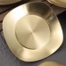Garbage dish table garbage appetizer plate tray golden