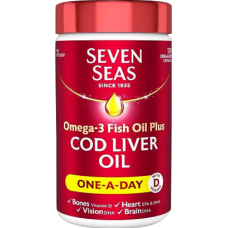 Seven seas omega 3 fish oil plus cod liver oil 120 caps