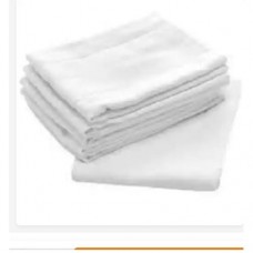 A pack multipurpose baby white napkin 30" * 30" (6)