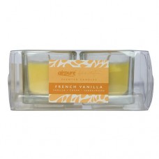 Airpure twin pack scented candle- french vanilla