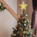 Christmas lights christmas tree decoration lights tree top star with string lights