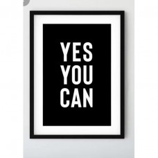 'you can' decorative frame