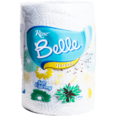 Boulos rose belle kitchen towel 2 ply 1 roll