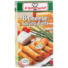 Al kabeer cheese spring rolls 240 g x8