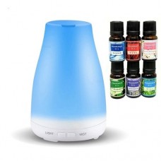 Diffuser fragrance oils & 7 led air humidifier aroma essential oils diffuser