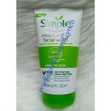 Skin care simple moisturising facial wash