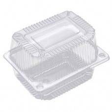 100 pcs pet disposable plastic pastry box baking cake transparent box blister take away packaging