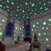 100pcs 3d stars glow in the dark wall stickers luminous