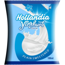 Hollandia yoghurt drink plain sweetened 10 cl