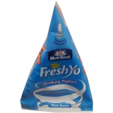 Blue boat fresh yo yoghurt plain sweet 11.5 cl x16