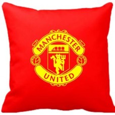 Manchester united lite red throw pillow