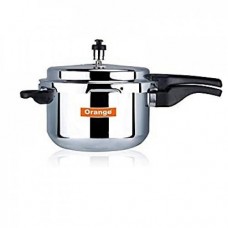 Orange 12liter pressure cooker pot- silver
