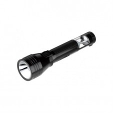 Dp led light torch led rechargeable torchlight - black