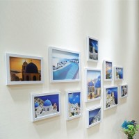 11pcs (8pcs 5'' + 3pcs 7'') wall hanging photo frame set - a