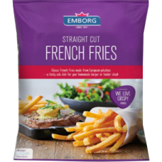 Emborg french fries straight cut 2.5 kg