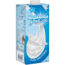 Hollandia yoghurt drink plain sweetened 100 cl