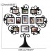 12pc family tree photo picture frame collage wall art home s