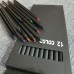 Charcoal colorful pencil sketch drawing artist set