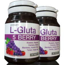 Sydney 2 pack l-gluta berry skin whitening and anti-aging pills.