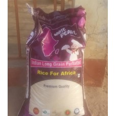 White pearl indian long grained parboiled rice 50kg