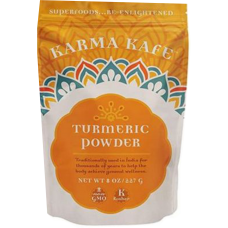 Karma kafe turmeric powder superfood boosts, 8oz 227g