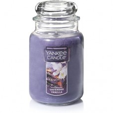 Yankee candles lavender vanilla large jar scented tumbler candle