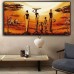 Wall art with frame(lovelycolor abstract artwork) 30 x 60 