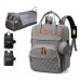 Baby diaper bag backpack with changing station multifunction shower gifts baby mummy diaper bag outdoor travel baby bed