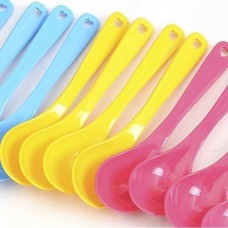 Baby/toddler spoon set feeding food plastic spoons- 12 pcs