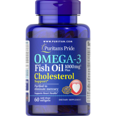 Puritan's pride omega-3 fish oil , cholesterol support x60